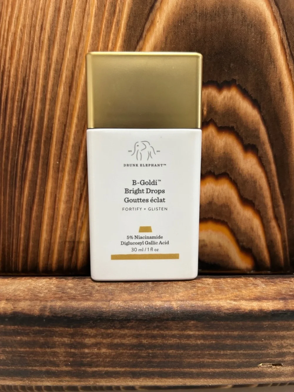 Drunk Elephant B-Goldi Bright Drops - White and Gold